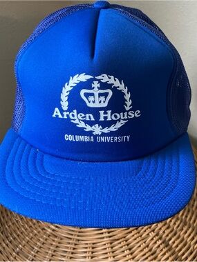 Arden House Columbia University Blue Trucker Hat